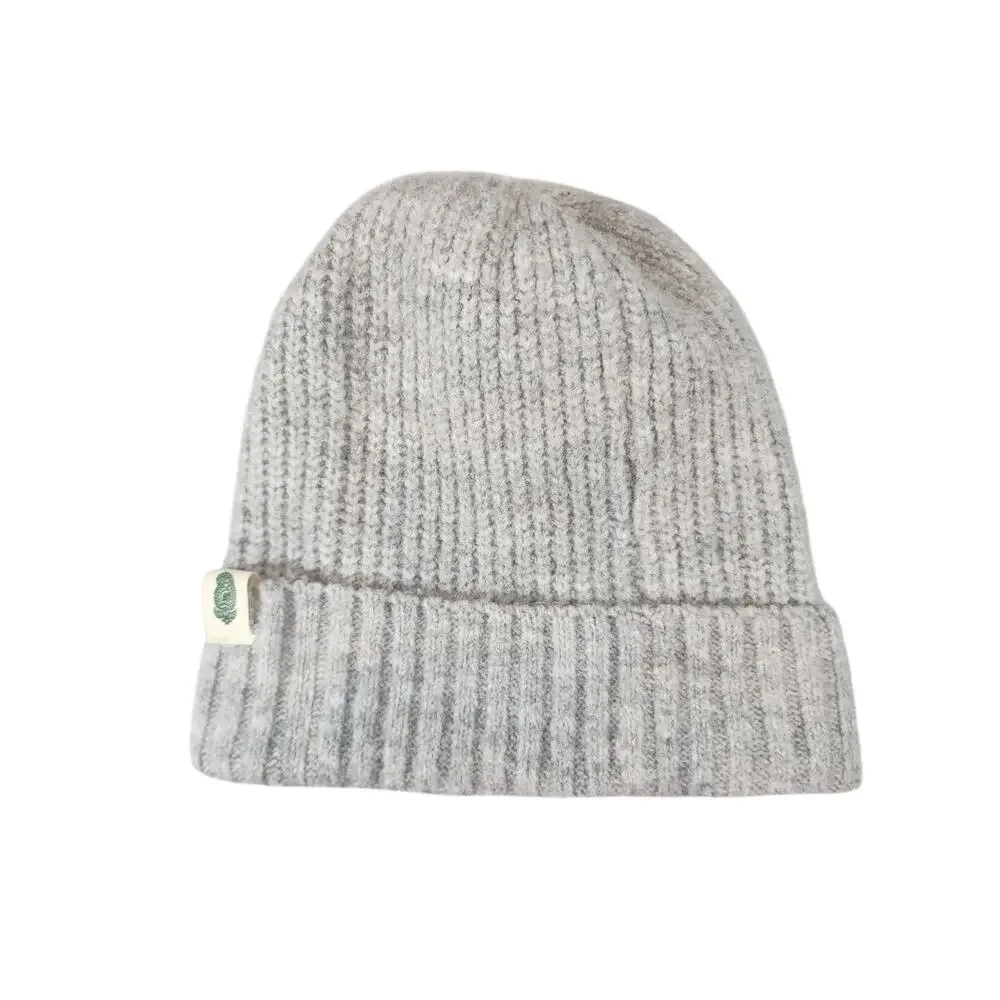 Vera Bradley beanie hat gray robbed knit stocking hat
